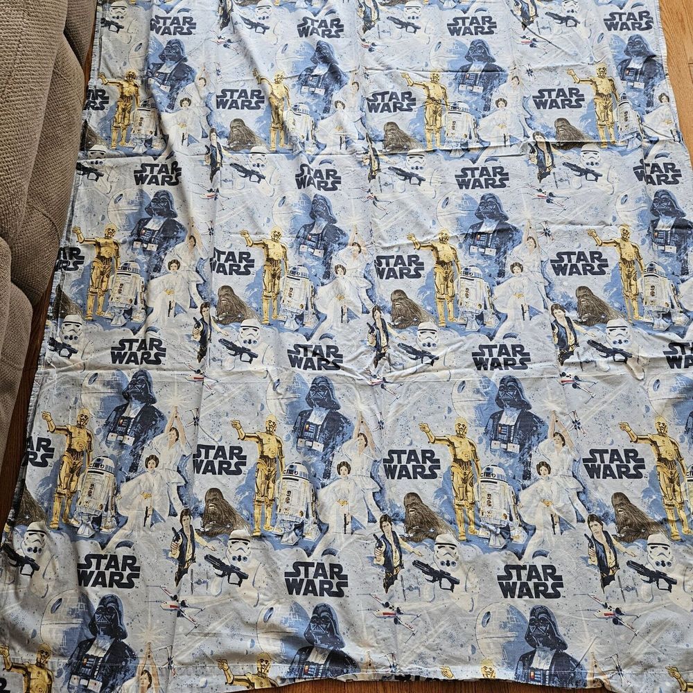 Pottery Barn Kids PBK Star Wars Twin Flat‎ Sheet 100% Cotton - Picture 2 of 7